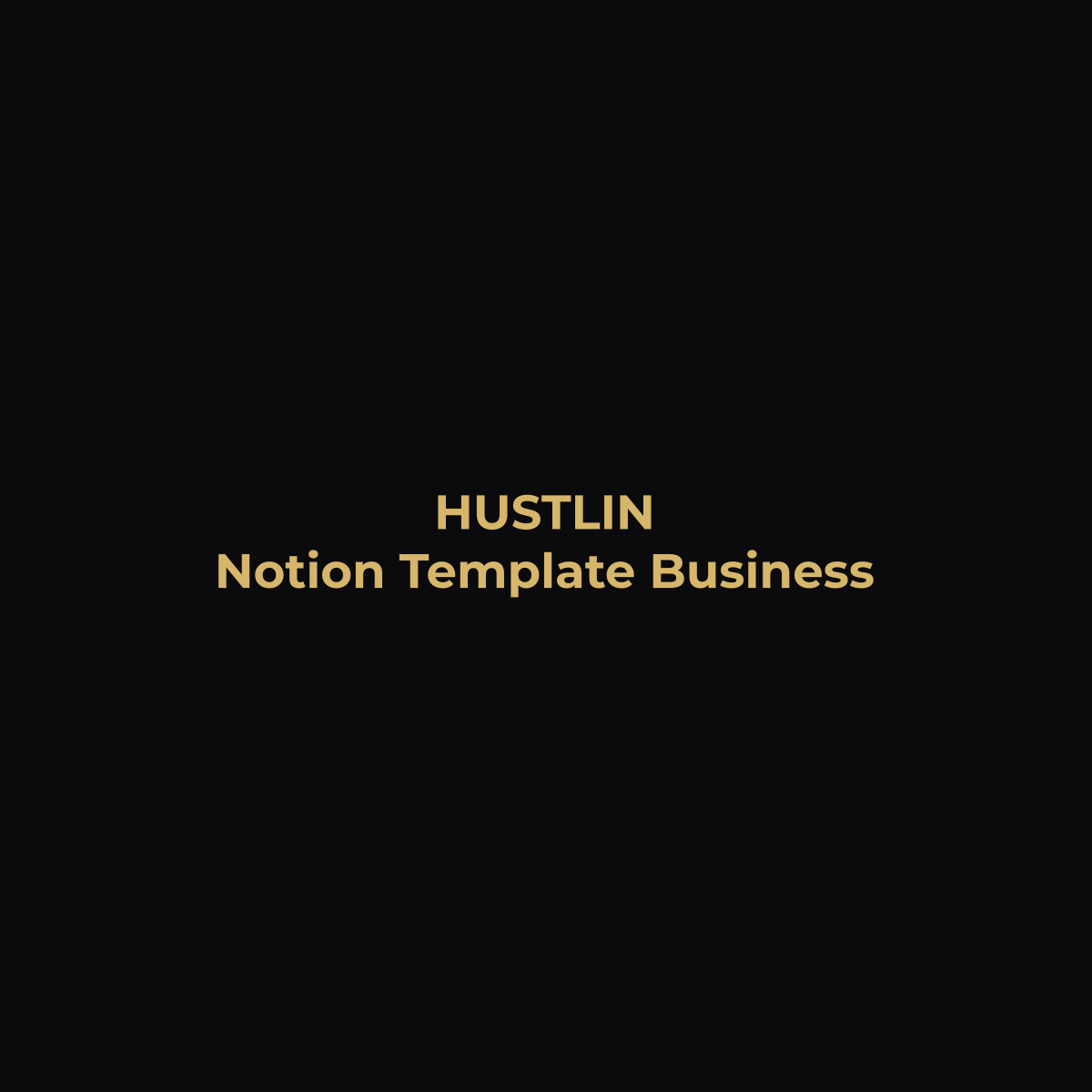 Transform Your Workflow with Notion Business Templates: A Step-by-Step Guide to Success - Hustlin